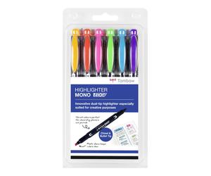 Tombow Highlighter Pen MONO edge set assortment (6)