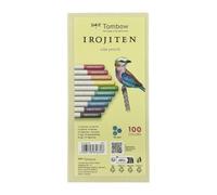 Tombow IROJITEN CI-RP-10C - Set di 10 matite colorate per artisti, colori pastello l, mina a base di cera per transizioni delicate, confezione di alta qualità [CI-RP-10C]