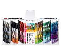 Tombow Marker ABT Dual Brush Pen empty display for 864 pieces.