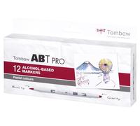 Tombow Marker alcohol ABT PRO Dual Brush 12P-2 Pastel (12)