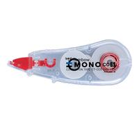 Tombow MONO CC Series Correction Tape CT-CC5 Red Tape Larghezza: 5 mm x 6 m