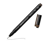 Tombow MONO drawing pen penna fineliner marrone, penna da disegno, inchiostro pigmentato resistente all'acqua, punta da 0,3 mm, per schizzi e disegni tecnici [WS-EFL31-03]