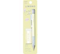 Tombow MONO Graph and MONO Eraser, 0.5 mm, Cream Yellow, Precision with 4 mm Tip
