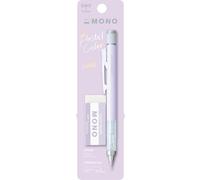 Tombow MONO Graph and MONO Eraser, 0.5 mm, Lavender, Precision with 4 mm Tip, In