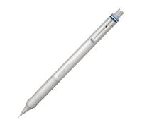 Tombow MONO graph SH-MGF04 - Portamine fine, colore argento, spessore tratto: 0,5 mm, HB, gomma integrata, ricaricabile, impugnatura in metallo soft-touch