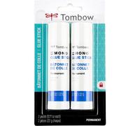 Tombow Mono Stick di colla medio, confezione da 2
