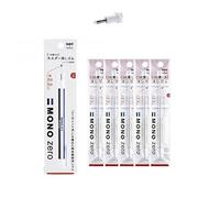 Tombow Mono Zero Pen-Style Eraser (1 penna-gomma e 10 ricariche, punta rotonda da 2,3 mm)