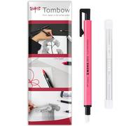 Tombow Mono Zero Penna Gomma Con Ricambi 2,3mm Punta Tonda Confezione 2