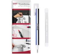 Tombow Mono Zero Penna Gomma Con Ricambi 2,3mm Punta Tonda Confezione 2