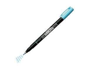 Tombow Penna Pennello Fudenosuke pastello per carta nera, azzurro