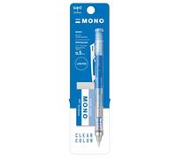 Tombow PPA-241B - Set di gomme monografiche a matita da 0,5 mm, colore: blu chiaro