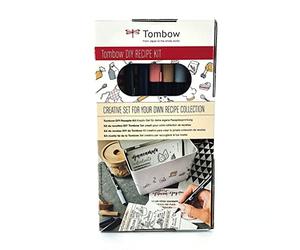 Tombow PRECIPE-SET, Kit creativo portaricette faidate, Neutro