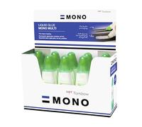 Tombow PT - MTC colla liquida, Multi Talent con due punte, 25 g, Confezione da 10 pezzi