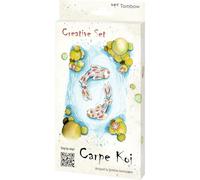 Tombow Set creativo Carpe Koi, set di pennelli ispirati al Giappone, con ABT Dual Brush Pen, Fineliner, carta acqurell, formato A6, per disegno Koi e acquerello [set giapponese]