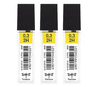 TOMBOW Set di 3 custodie da 12 mine per portamine punta calibrata 0,3 mm, durezza 2H