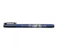 Tombow FUDENOSUKE - Pennarello a base acqua, punta elastica dura. nero.