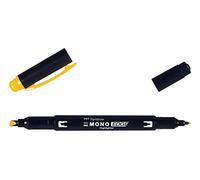 Tombow WA-TC99 - Evidenziatore MONO Edge con zeppa e punta tonda, colore giallo, 180 x 10 x 2 cm