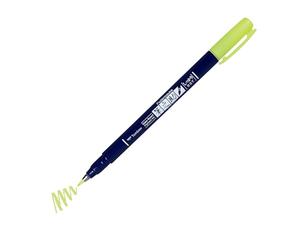 Tombow ws-BH91 - Pennarello per fudenosuke Neonyellow, punta rigida