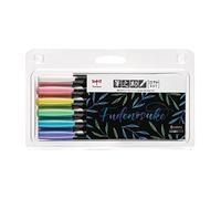 Tombow WS-BS6C - Matita a base d'acqua, Fudenosuke, morbida su misura, colori pastello, set di 6 colori