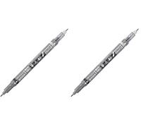 Tombow WS-TBS Fudenosuke - Pennarello a doppia punta, colore: Nero/Grigio (Confezione da 2)