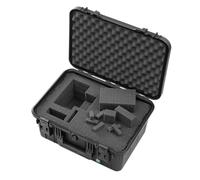 TomCase ECO Pro, resistente custodia protettiva in plastica riciclata al 100%, con inserto in schiuma, impermeabile e antiurto, custodia leggera, valigie universale, Made in EU, nero