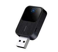 Tomedeks 1 Pezzi Adattatore Wireless 2-in-1 per CarPlay & Android Auto, Adattatore USB senza fili, Connessione Veloce e Stabile senza Ritardi, Compatibile con iOS 10+ e Android 11+（B）