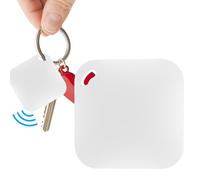Tomedeks 1 Pezzo Appl e tag Airtag Smart Tag Air Tag Appl e per Appl e FindMy, IP67 Impermeabile, Batteria Sostituibile, per Chiavi/Bagagli/Valigia/Portafoglio/Zaino, Bianco