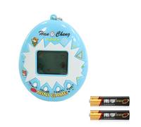 Tomedeks 1 pezzo unità mini retrò elettronica portatile, virtuale, animale domestico virtuale elettronico con schermo a colori, giocattolo per bambini da 8 anni (blu) e 8 años (azul)