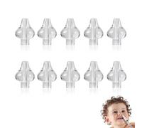 Tomedeks 10 Pezzi Beccuccio Morbido Lavaggio Nasale Bambini, Beccucci Aspiratore Nasale, Punte per Siringa Nasali, Sterilizzabili, Olive Nasali per Lavaggi Neonato