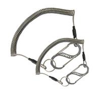 Tomedeks 2 Pièces Portachiavi Estensibile, 100/150Cm Portachiavi Molla, Portachiavi Spirale, Portachiavi A Molla Spirale Con Moschettone, Cordini Da Pesca, Per Canottaggio Kayak Campeggio E Caccia(A)