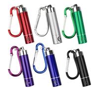 Tomedeks 6 Pezzi Mini Torcia LED Portachiavi, Torcia Portatile,a Batteria Multiuso Regalo,di Regalini Fine Festa Compleanno Bambini,Gadget Compleanno Bambini