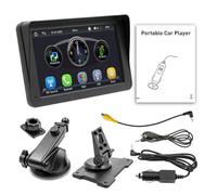 Tomedeks GPS Auto,GPS Navigatore Satellitare,Navigatore per Camion,7 Pollici Touchsceen,con Avviso Guida vocale,Chiamata Bluetooth,Uscita Wireless FM,Multilingue,per Auto Camion