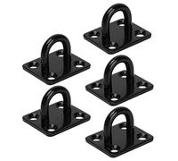 Tomedny 5 pezzi ganci a soffitto in acciaio inossidabile, ganci per montaggio a parete con piastra pad enti per soffitto per altalena per oscillare (6mm)