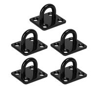 Tomedny 5 pezzi ganci a soffitto in acciaio inossidabile, ganci per montaggio a parete con piastra pad enti per soffitto per altalena per oscillare (5mm)