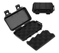 Tomedny Scatola di stoccaggio a secco, contenitore per cassette di sopravvivenza a 3 Custodia per shock esterni contenitore portatile (A)