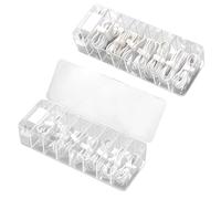 Tomedny Scatola portacavi da 2 pezzi, scatola portacavi con coperchio e 8 scomparti, design cavo per cassetto della scrivania dell'ufficio domestico