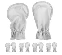 TOMETURE 10 pezzi Guanti da sole: guanti da guida con protezione solare UV, antiscivolo, senza dita, maniche rinfrescanti, coprimani per protezione solare, da donna, per guida, ciclismo, all'aperto,