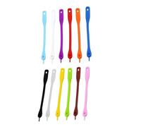 TOMETURE 12 Pezzi Marcatori per Bicchieri in Silicone Riutilizzabili Design Forato, Adesione, per Attività Aziendali e Fraternità Colore Casuale