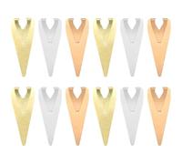 TOMETURE 12 Pezzi Segnapagina in Ottone Bello e Resistente, Non Danneggia le Pagine, per Documenti e File, Regalo per Chi Ama Leggere