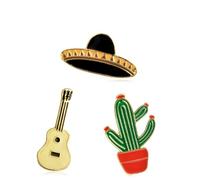 TOMETURE 12 Pezzi Spilla Cactus e Pianeta in Lega Decorazione per Vestiti Ragazze Regalo Compleanno Stile Delicato e Antiruggine