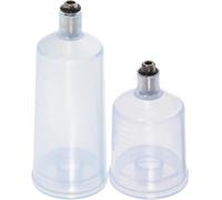 TOMETURE 2 Pezzi Bottiglie di Vernice per Aerografo 20ml e 40ml in Plastica e Metallo Resistenti all'Usura Facili da Trasportare per Decorazione Torte e Modellismo