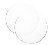 TOMETURE 2 Pezzi Piatto Facile o Vetro di Scaldacera e Ricambio in Trasparente a Forma di Cappello Pulire Sostituire, per Aromaterapia in Camera da Letto Soggiorno