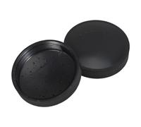 TOMETURE 2 pezzi Tappo per sede molla trapano a colonna, 79 mm OD Coperchio filettato in plastica nera, alloggiamento molla di ritorno mandrino di ricambio per trapano a colonna da banco Accessorio di