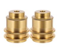 TOMETURE 2 portalampade a vite E27 con doppio anello - Base in alluminio per lampada a sospensione, ideale per plafoniere e decorazioni per feste.