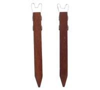 TOMETURE 2 Utensili per Ceramica - Raschietto per tornio e Intaglio dell'argilla - Modellatore Manuale con Manico in Legno per rifinire basi di Ciotole e vasi