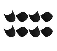 TOMETURE 20 Paia Spalline in Spugna Leggere e Comode per Cucito, Imbottiture Pratiche per Abiti e Maglieria, Accessori Utili per Cucire in Nero