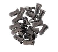 TOMETURE 20 pezzi di piccole mollette a coccodrillo in metallo - Mini morsetti a molla per abiti e falde di cappelli, mollette in metallo multiuso per lavori fai da te, sartoria, progetti di cucito,