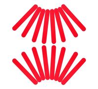 TOMETURE 25 Pezzi Abbassa Lingua in Plastica Rossa per Uso Personale e Laboratorio, Design Multifunzione Facile da Pulire, per Mescolare Resina e Vernice