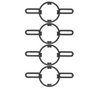 TOMETURE 4 staffe di montaggio per tweeter per auto: adattatori distanziatori per altoparlanti per l'installazione di tweeter di fabbrica - Compatibili con modelli, e - Installazione semplice