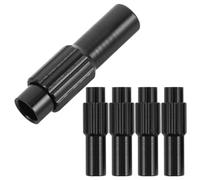 TOMETURE 5 Pezzi Regolatore Cavo Inline per Bici 4mm, Lega di Alluminio | Mountain Bike e Bici da Strada, Regolazione Precisa del Cavo, Blocco Sicuro, Installazione Semplice